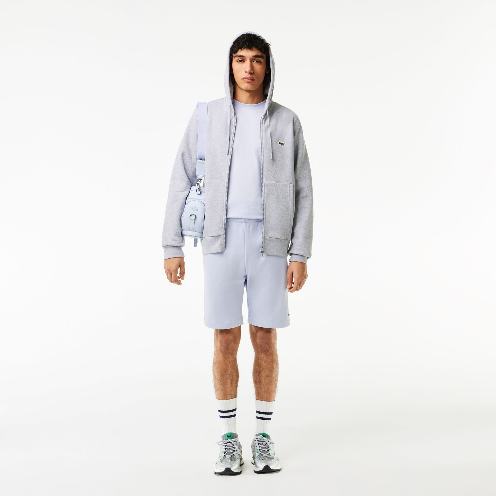 Regular Fit Fleece Shorts Men's Lacoste Organic Brushed Cotton Fleece Jogger Shorts - GH9627-00-J2G