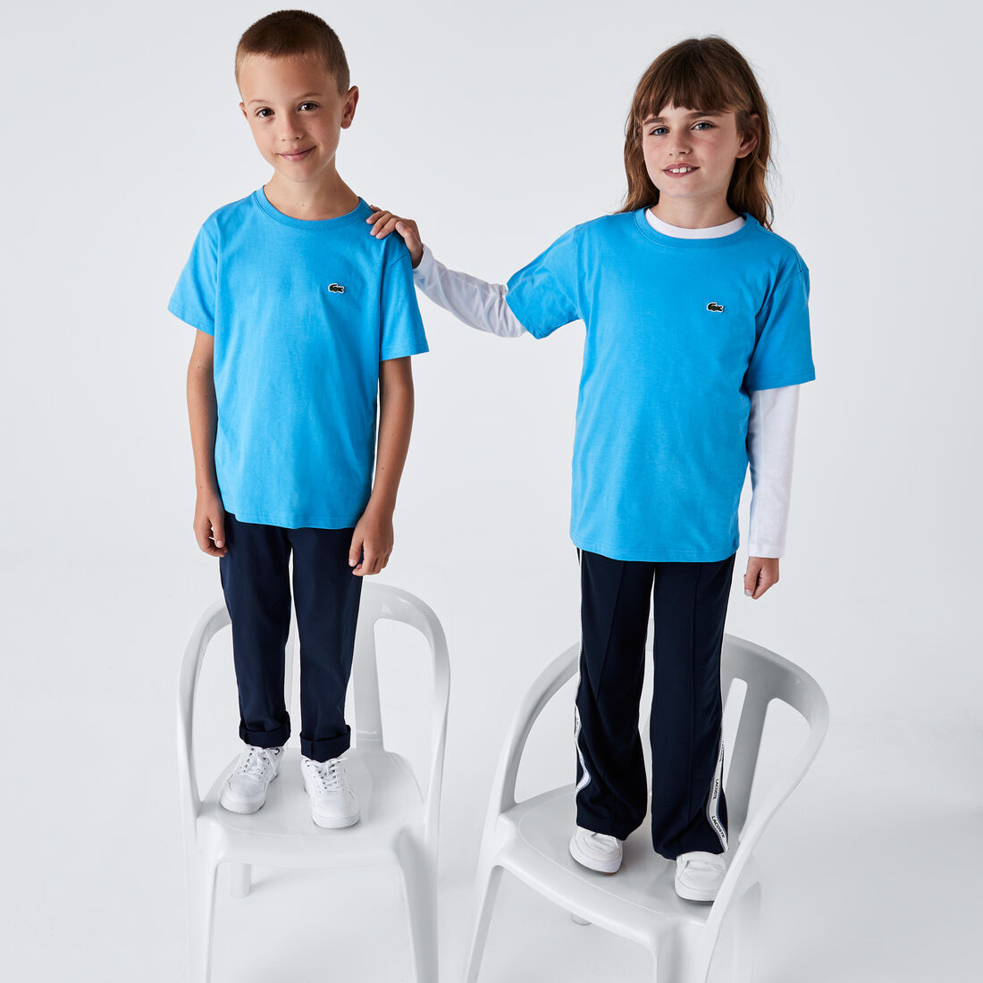 Kids' Crew Neck Cotton Jersey T-shirt Kids' Crew Neck Cotton Jersey T-shirt