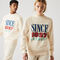 unisex lacoste live print cotton fleece sweatshirt