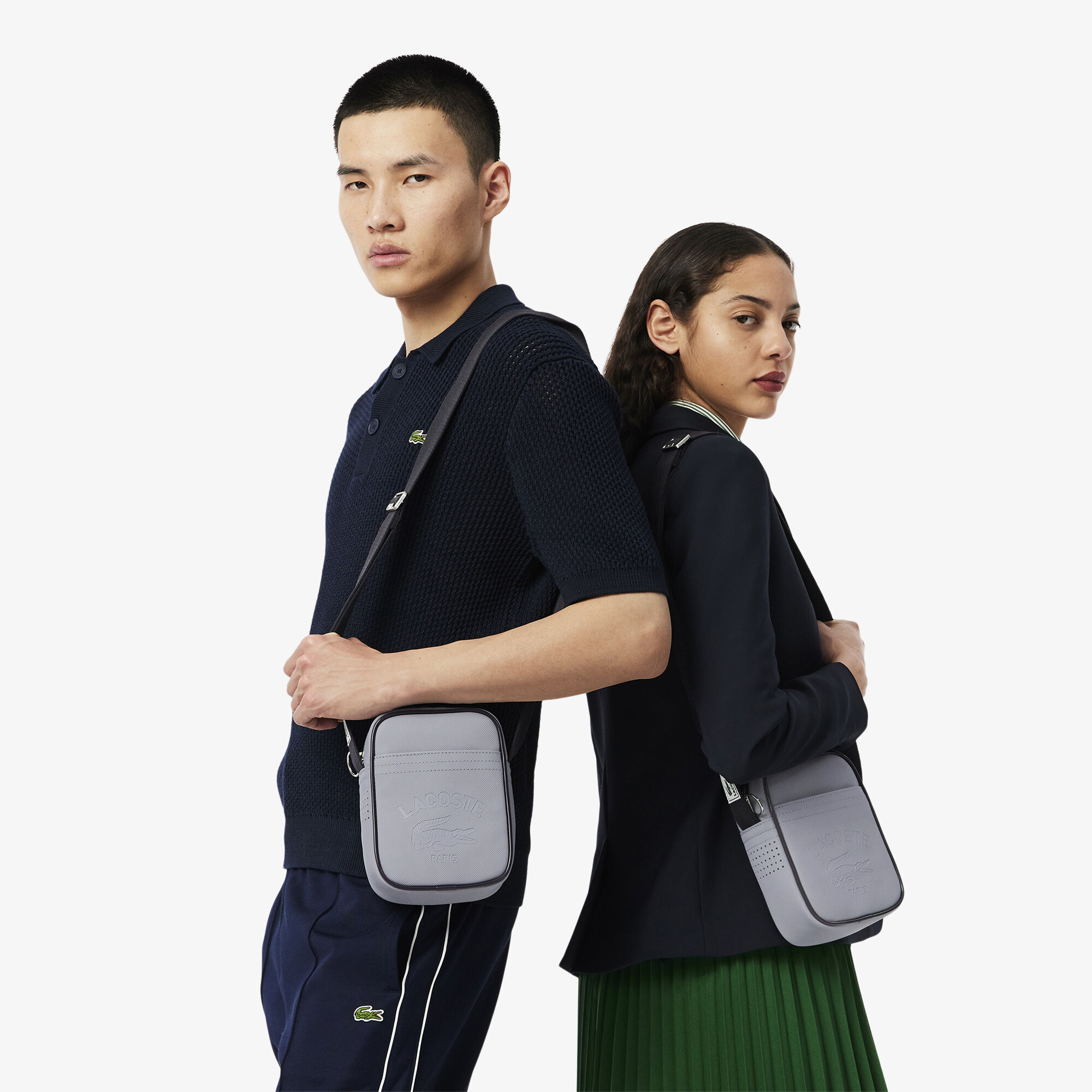 Buy Club 1930 Petit Pique Effect Vertical Satchel | Lacoste UAE