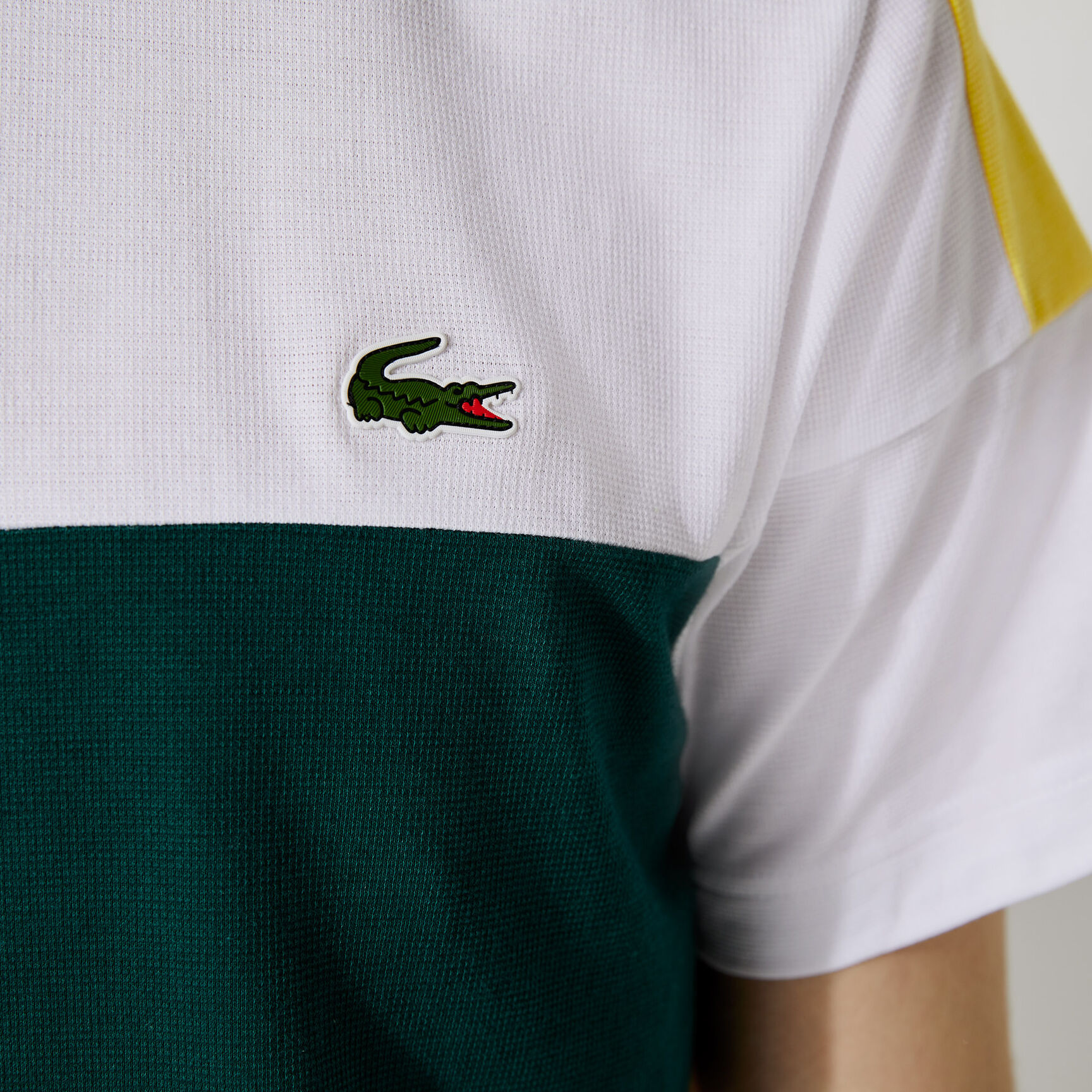Men&rsquo;s Lacoste SPORT Ultra-Light Colorblock Cotton T-shirt