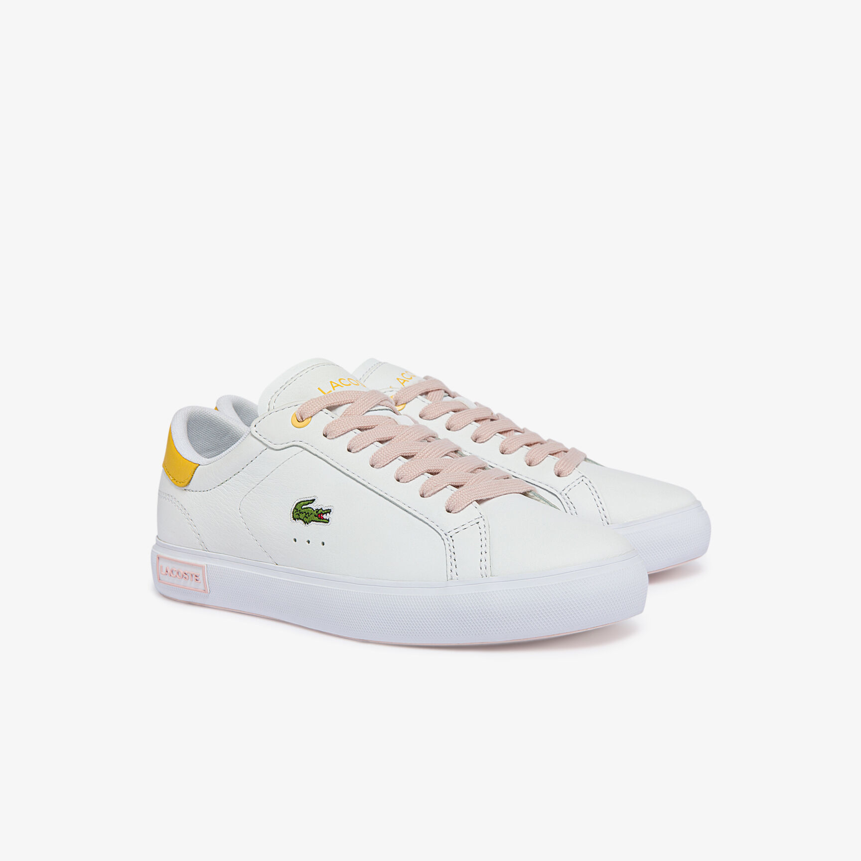 Women's Powercourt Leather Accent Trainers