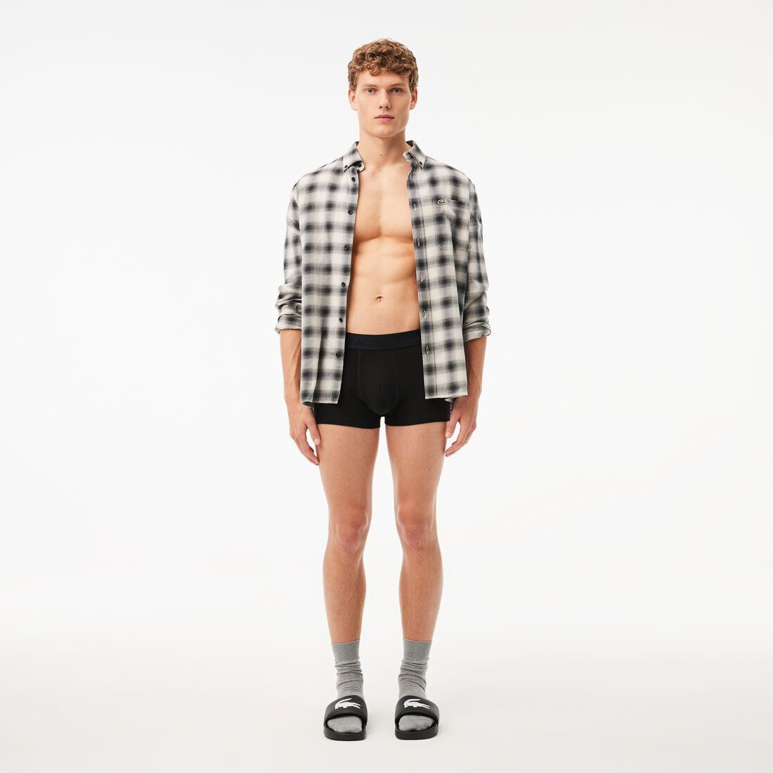 مجموعة من 3 سراويل سوداء كاجوال Pack Of 3 Casual Black Trunks - 5H3407-00-031