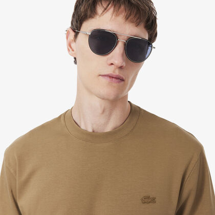 Embroidered Signature T-shirt lacoste embroidered signature t shirt