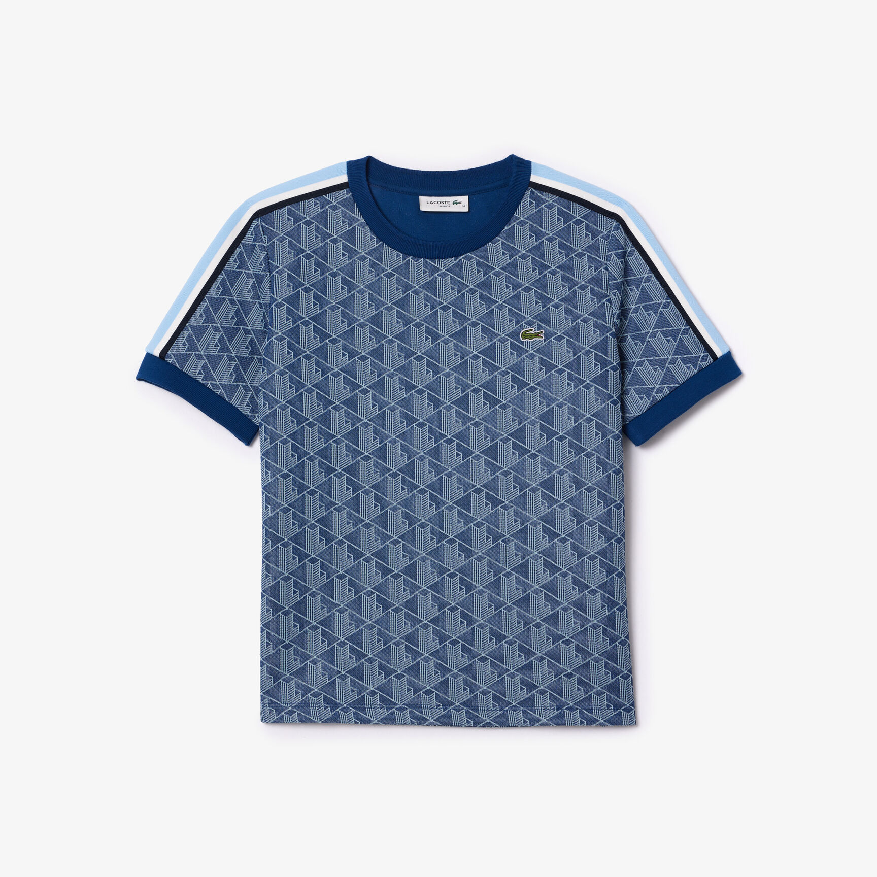 Slim Fit Monogram Jacquard T-shirt - TF3244-00-6LE