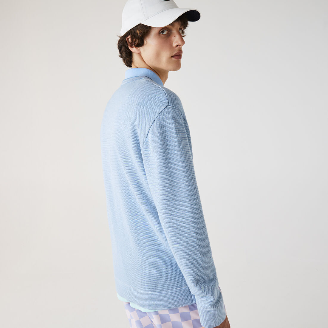 Men’s Crew Neck Cotton Piqué Sweater Men’s Crew Neck Cotton Piqué Sweater