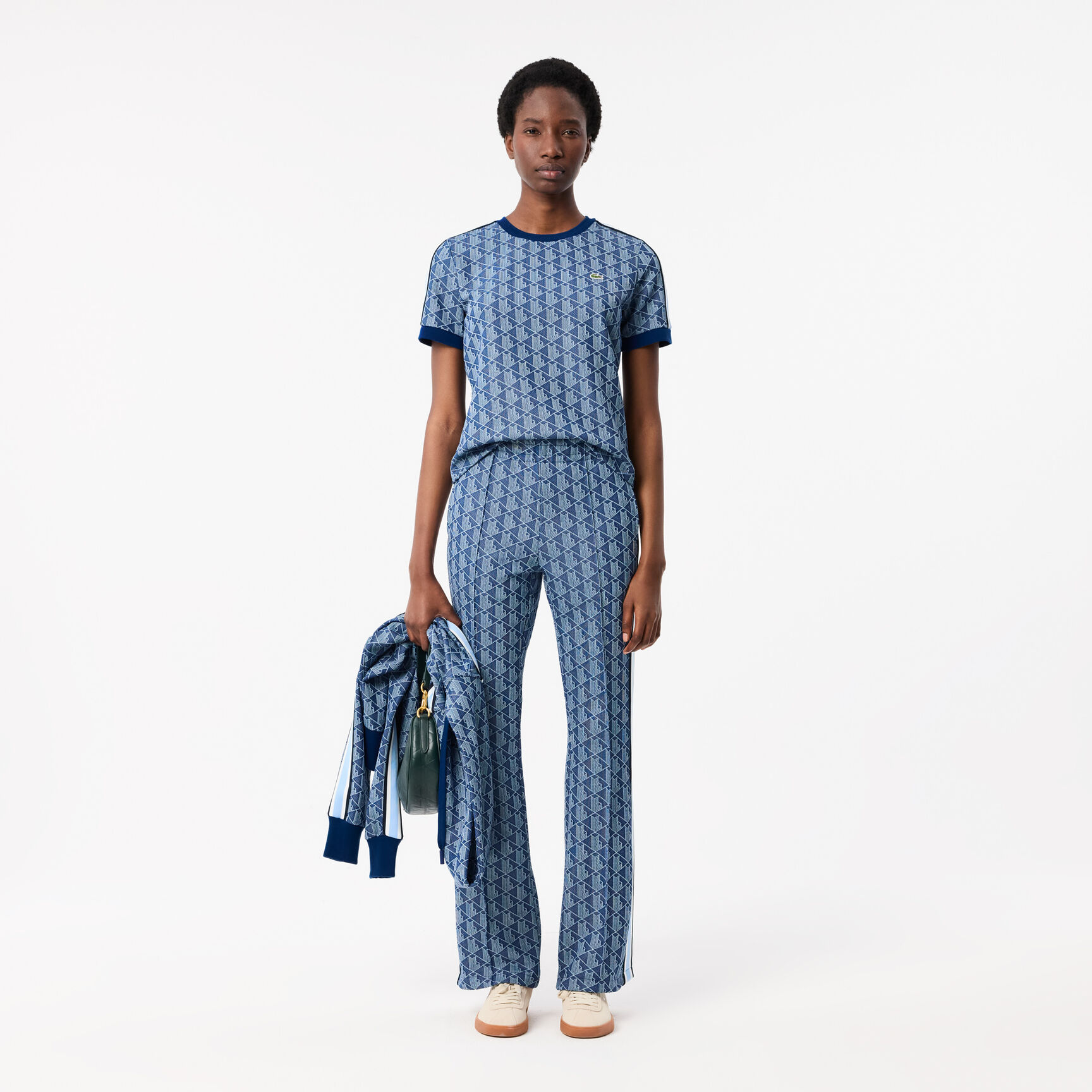 Slim Fit Monogram Jacquard T-shirt - TF3244-00-6LE