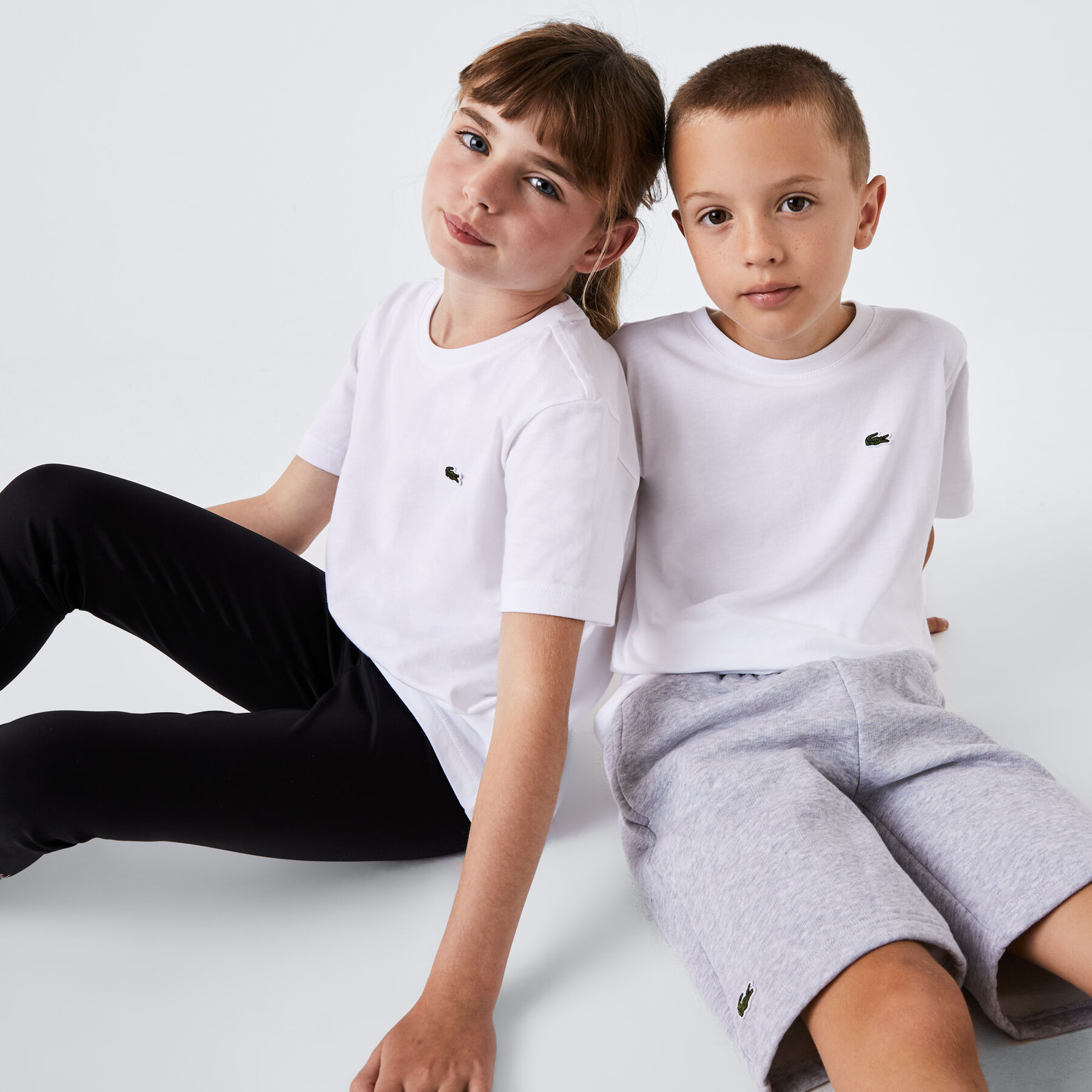 Kids' Crew Neck Cotton Jersey T-shirt lacoste kids crew neck cotton jersey t shirt