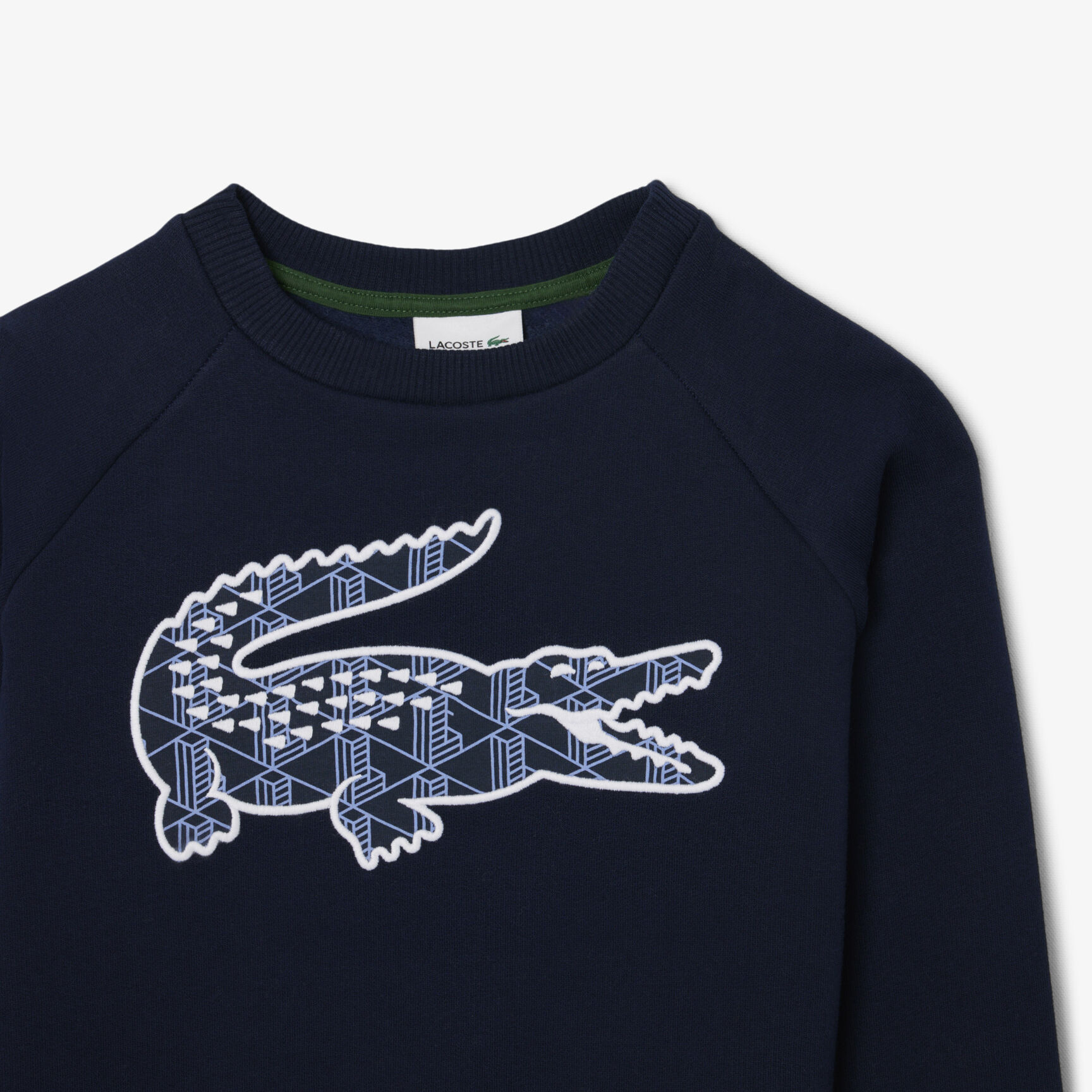 Monogram Print Fleece Sweatshirt - SJ0914-00-166