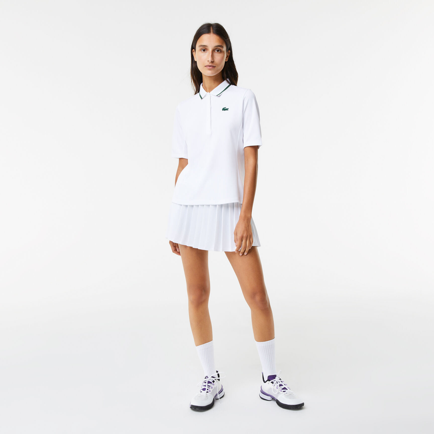 Women's Lacoste SPORT Thermo-Regulating Piqué Tennis Polo Shirt Women's Lacoste SPORT Thermo-Regulating Piqué Tennis Polo Shirt