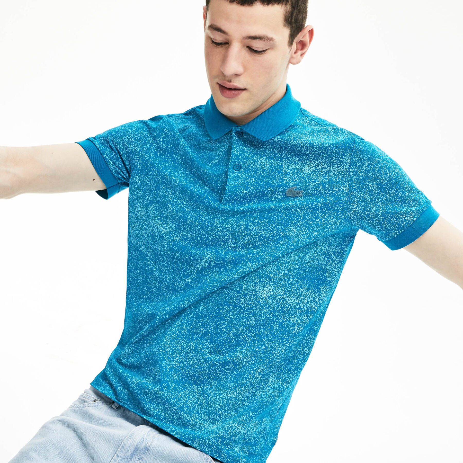 men s lacoste motion premium piqu  polo shirt