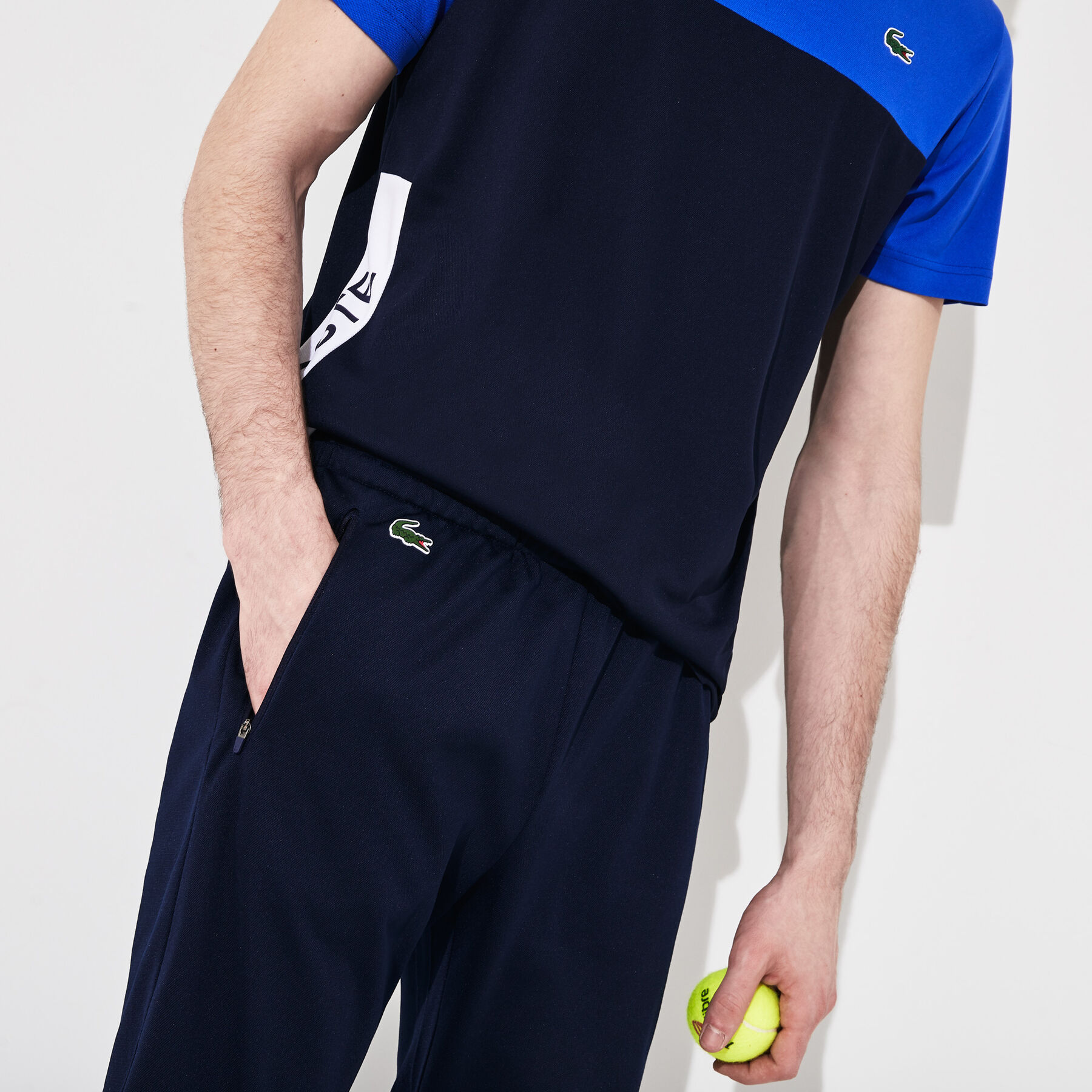 Men's Lacoste SPORT Run-Resistant Piqué Trackpants men s lacoste sport run resistant piqu trackpants
