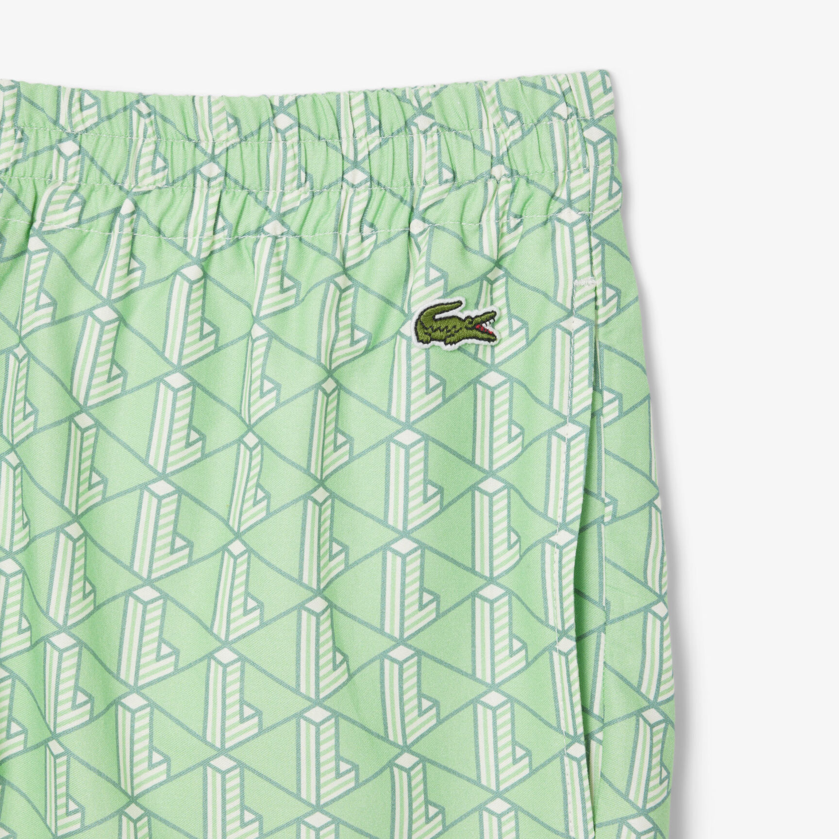 Lightweight Monogram Print Shorts Lightweight Monogram Print Shorts - GH9928-00-GIQ