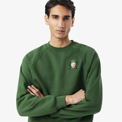 French Made Embroidered Shield Sweatshirt