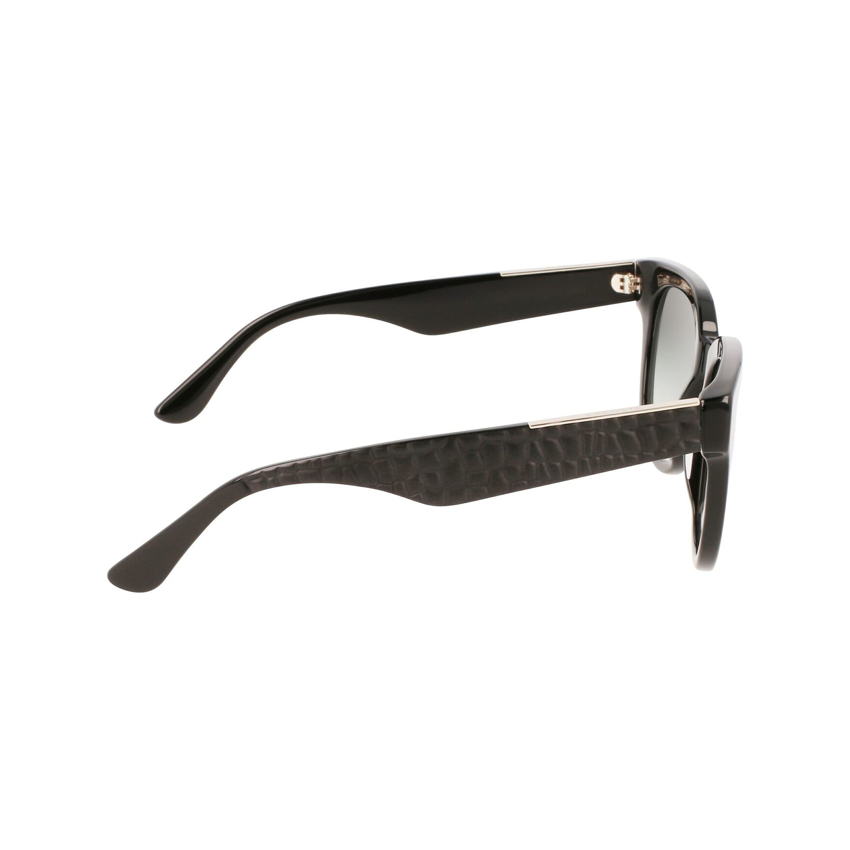 Women's Oval Acetate Croco Skin Sunglasses - L971S-001