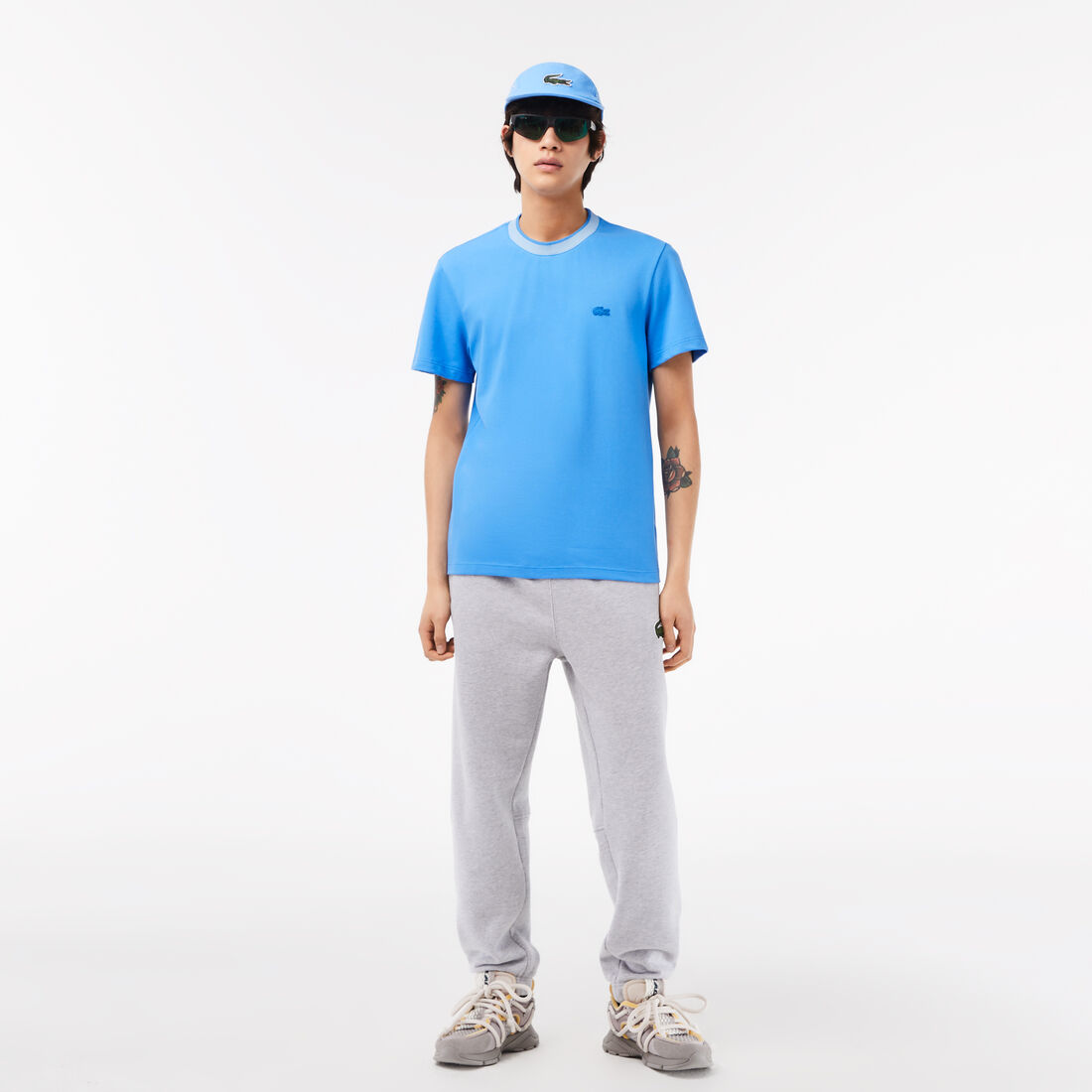 Men's Lacoste Regular Fit Stretch Pique T-shirt Men's Lacoste Regular Fit Stretch Pique T-shirt