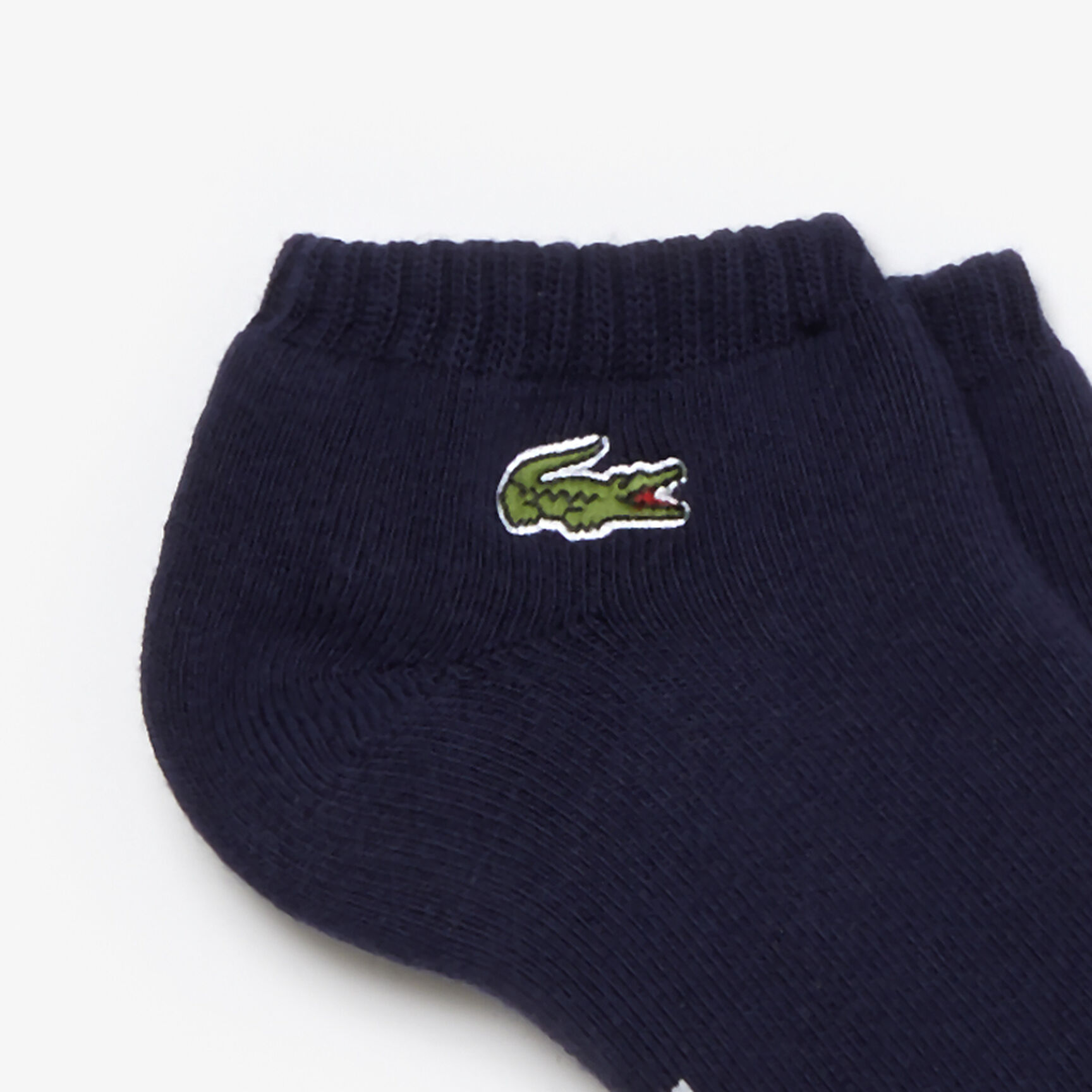 Men's Lacoste SPORT low-cut socks in solid boucl&eacute; jersey