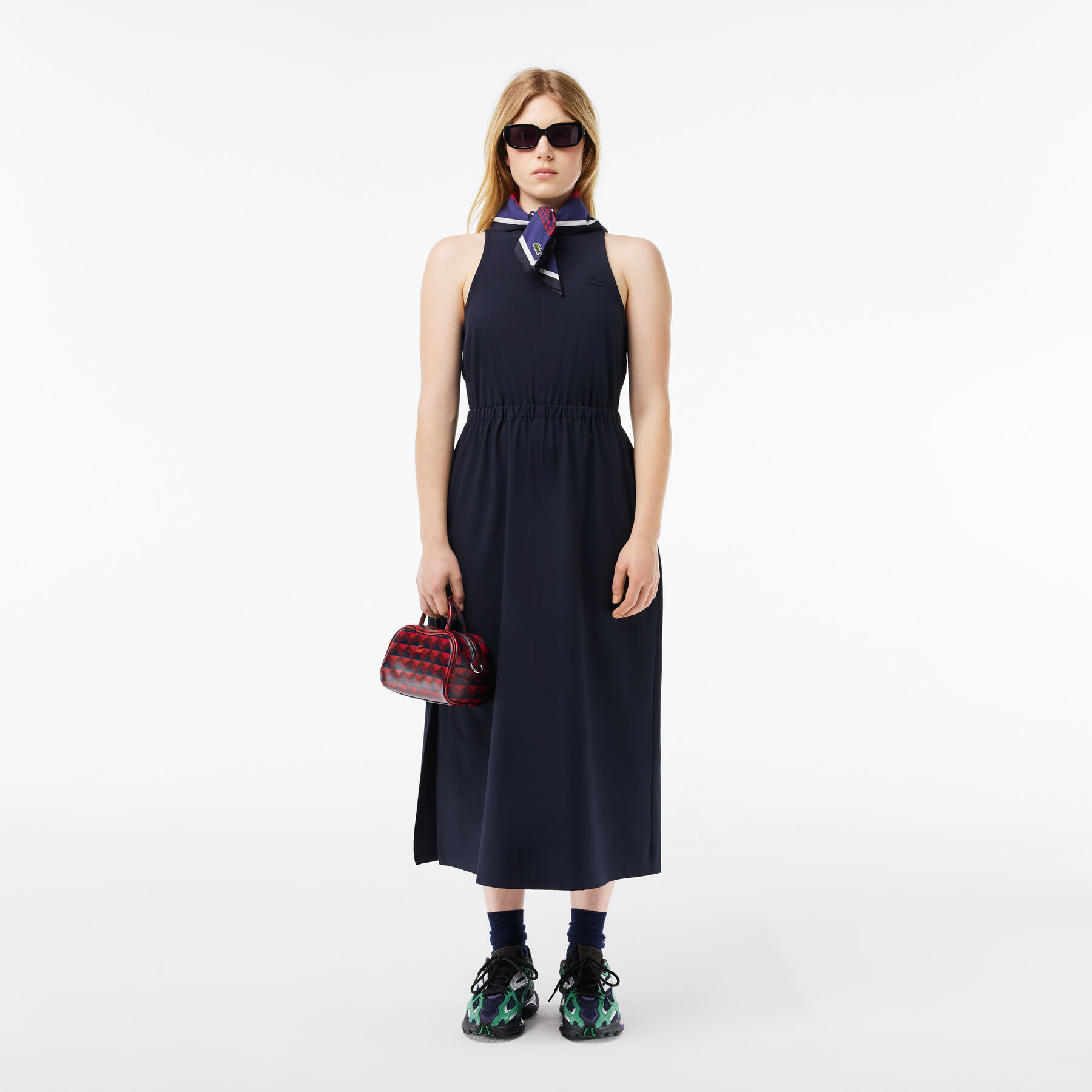 Sleeveless Open Back Dress lacoste sleeveless open back dress