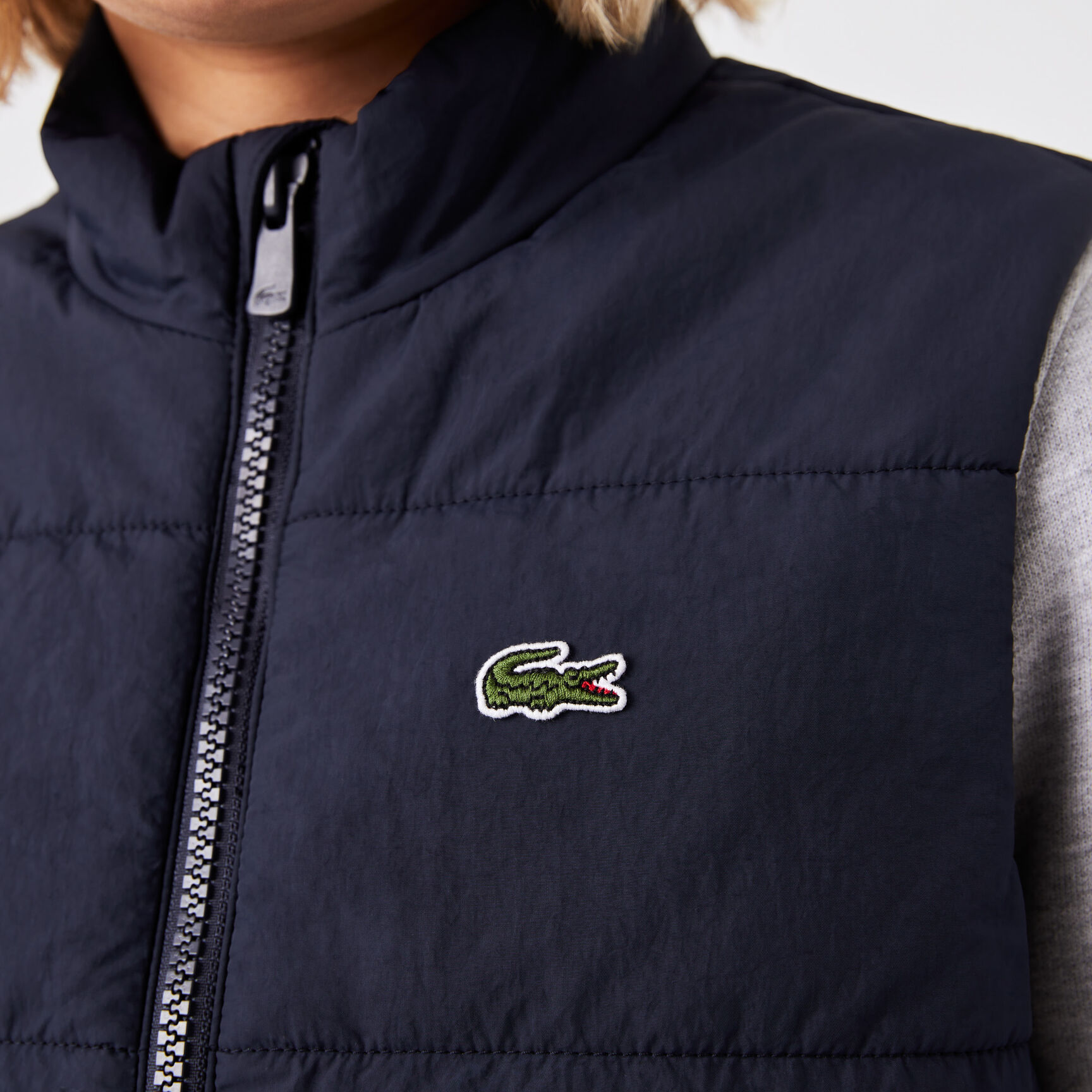 جاكيت فيست لاكوست تفتا للأطفال Kids' Lacoste Taffeta Vest Jacket - BJ3521-00-166