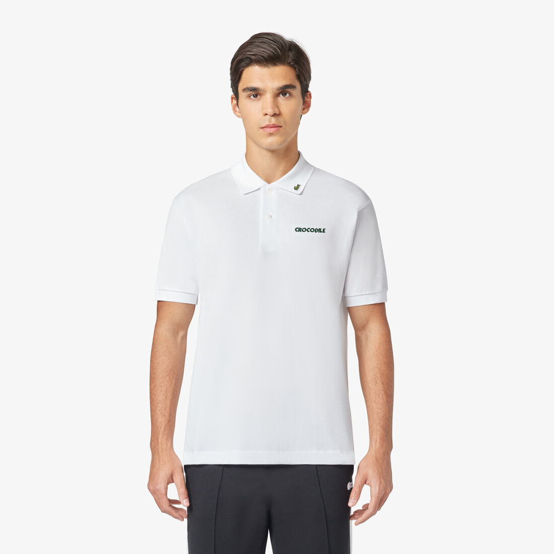 Original L.12.12 Embroidered Slogan Polo Shirt - PH8017-00-001