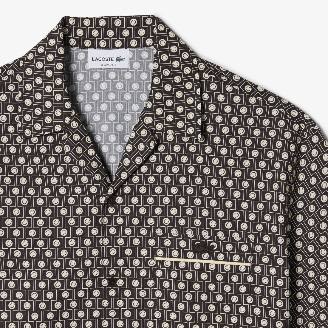 قميص قصير الأكمام بقصة مريحة Relaxed Fit Short Sleeved Shirt - CH0712-00-7FI