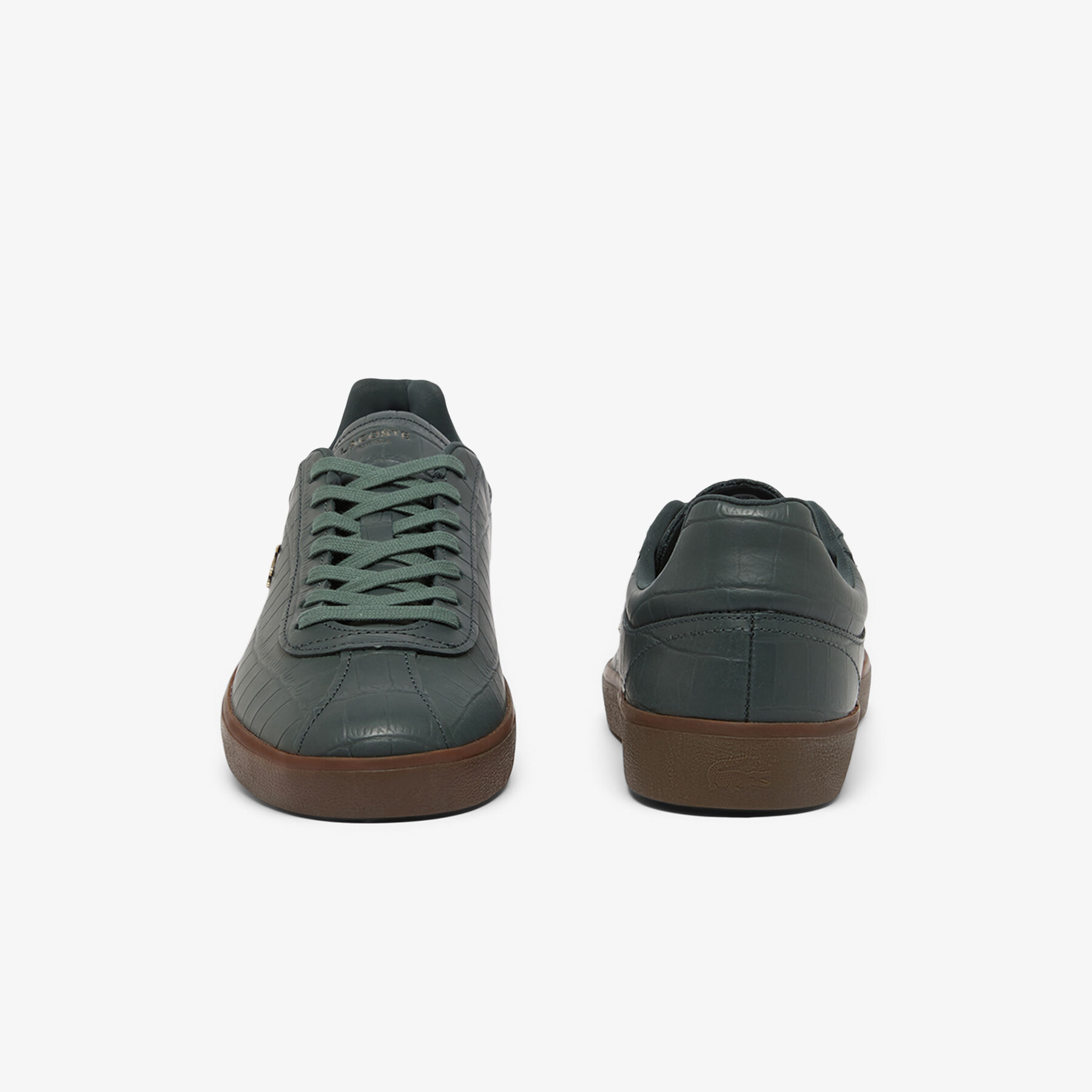 Men's Baseshot Leather Sneakers Men's Baseshot Leather Sneakers - 51SMA0076-GRG