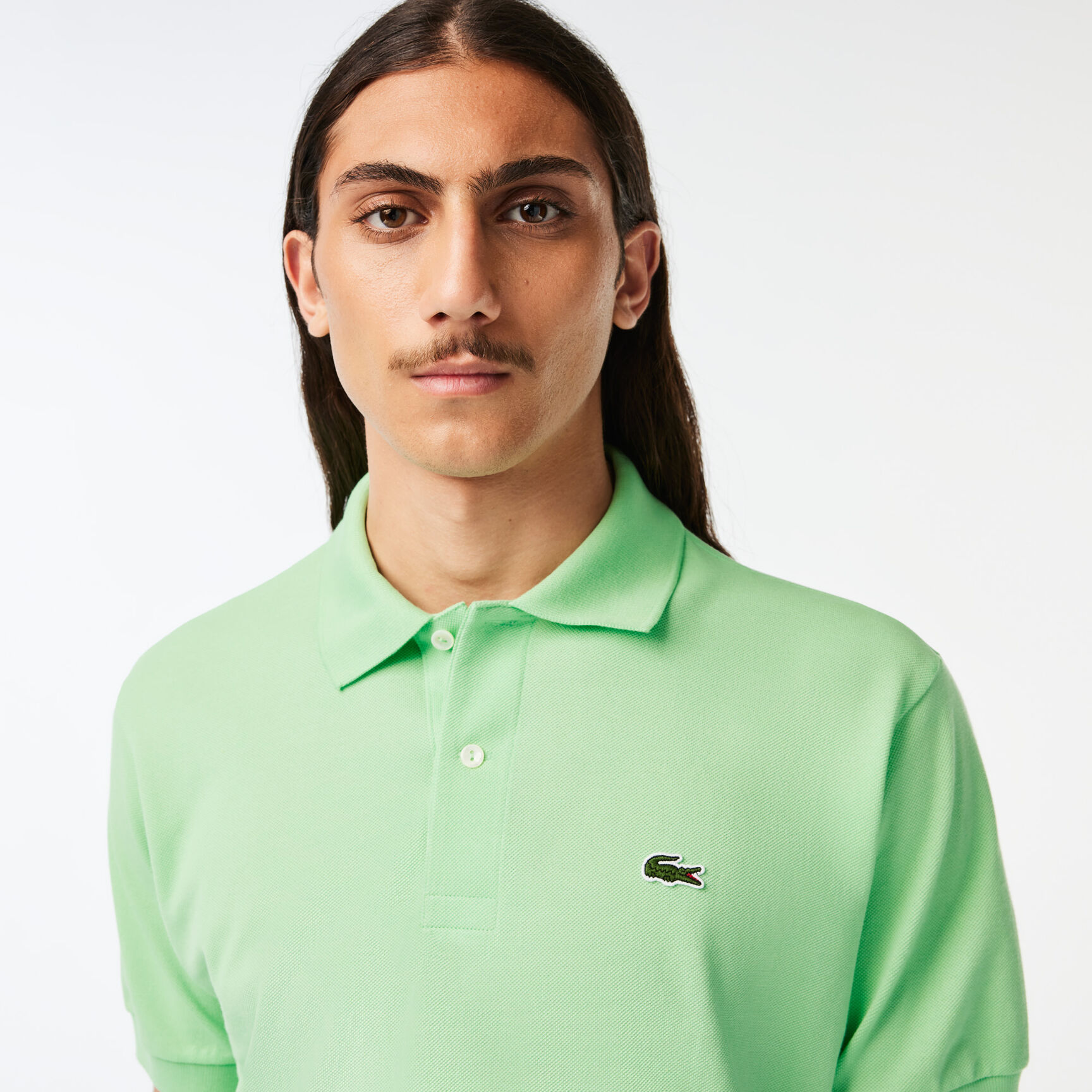 قميص بولو كلاسيكي L.12.12 أصلي Original L.12.12 petit Pique cotton Polo Shirt - L1212-00-0VZ