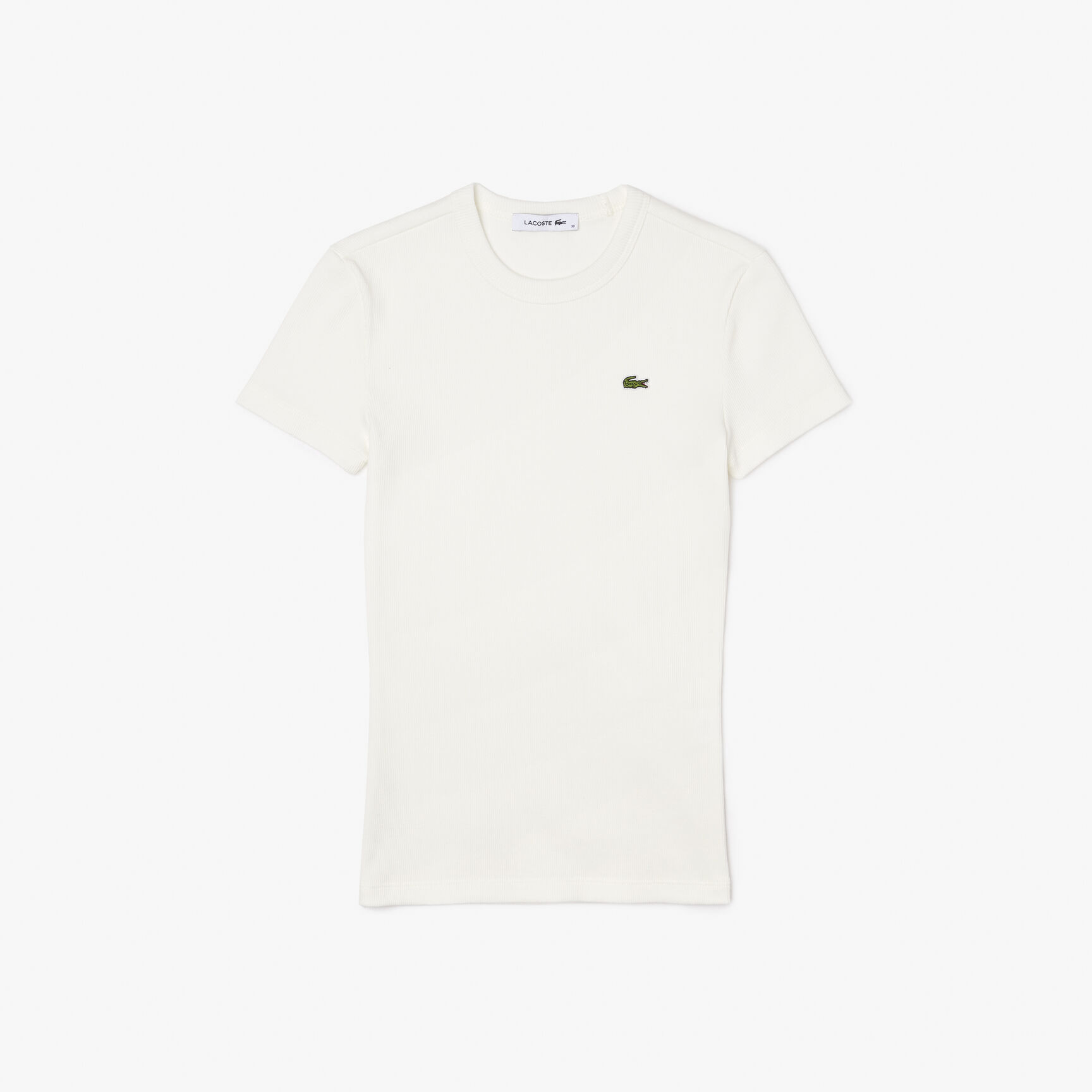 Slim Fit Ribbed Cotton T-shirt - TF5538-00-70V