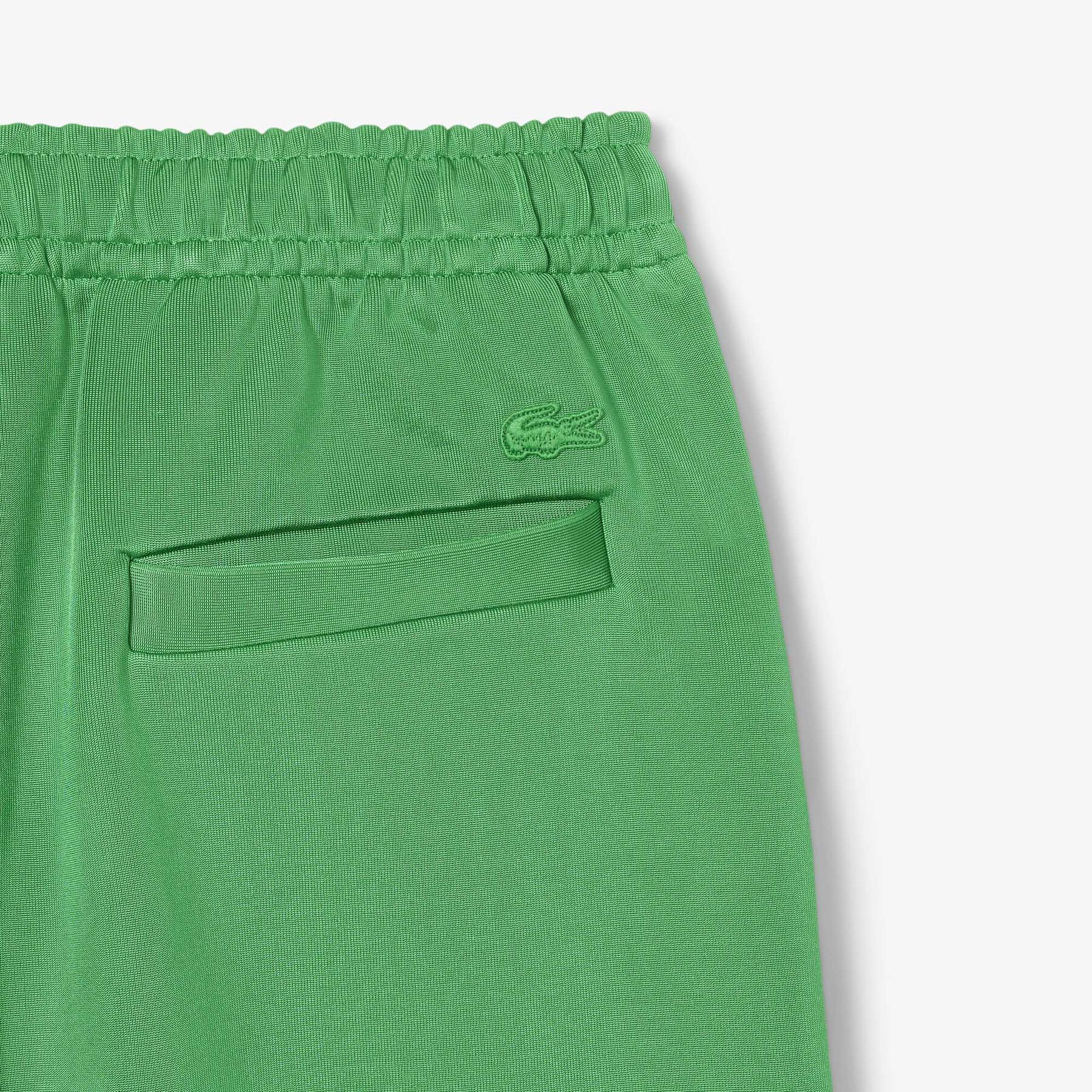 SHORT lacoste runway oversized satin bermuda shorts