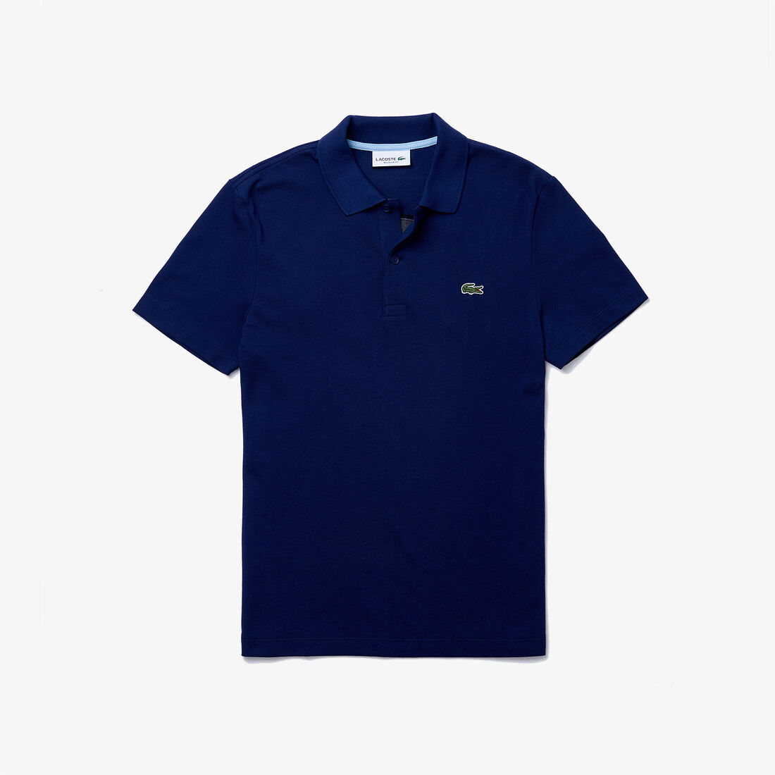 قميص بولو من بيكيه القطن للرجال شعار مطرز وقصة عادية قميص بولو من بيكيه القطن للرجال شعار مطرز وقصة عادية