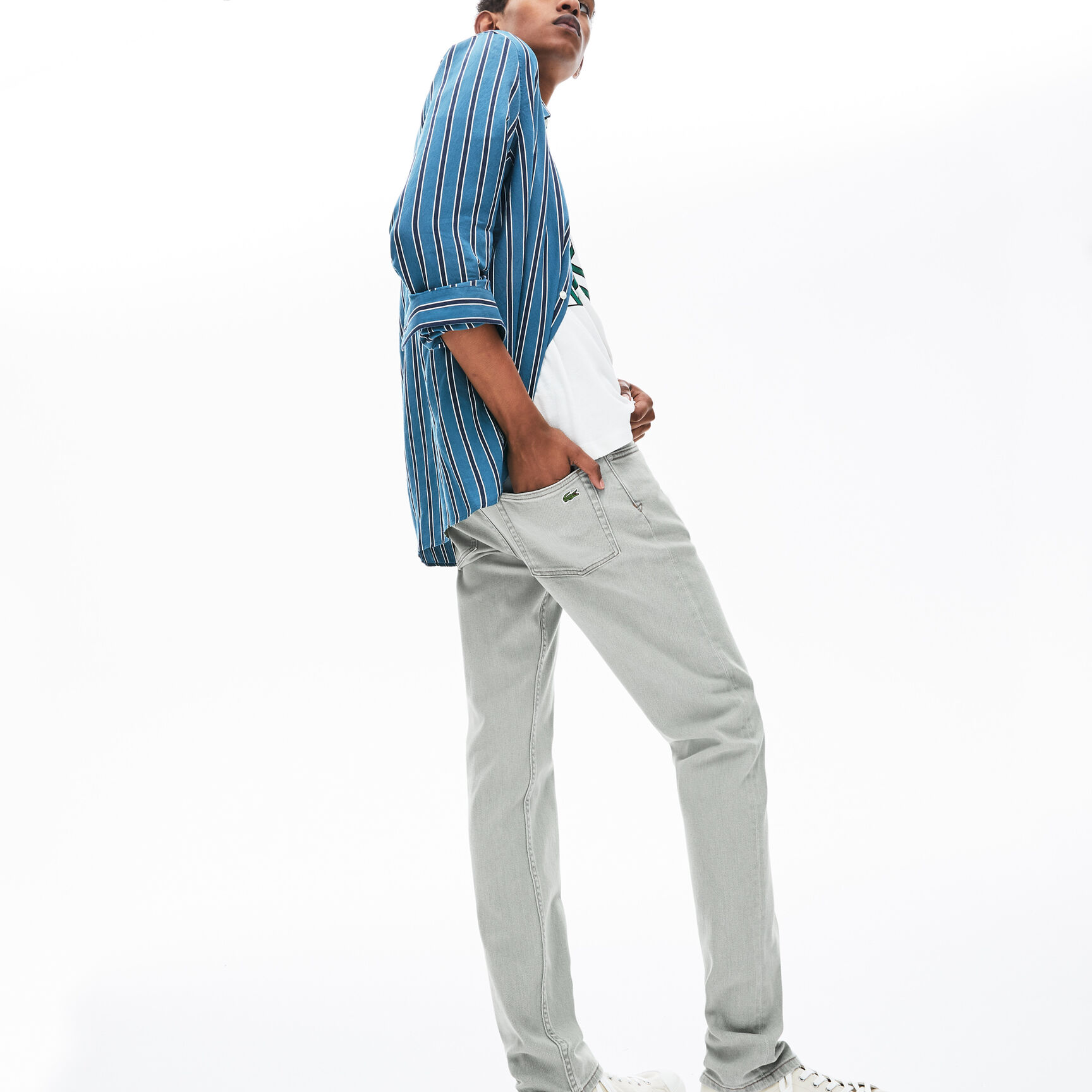 Men's Slim Fit Stretch Denim 5-Pocket Jeans