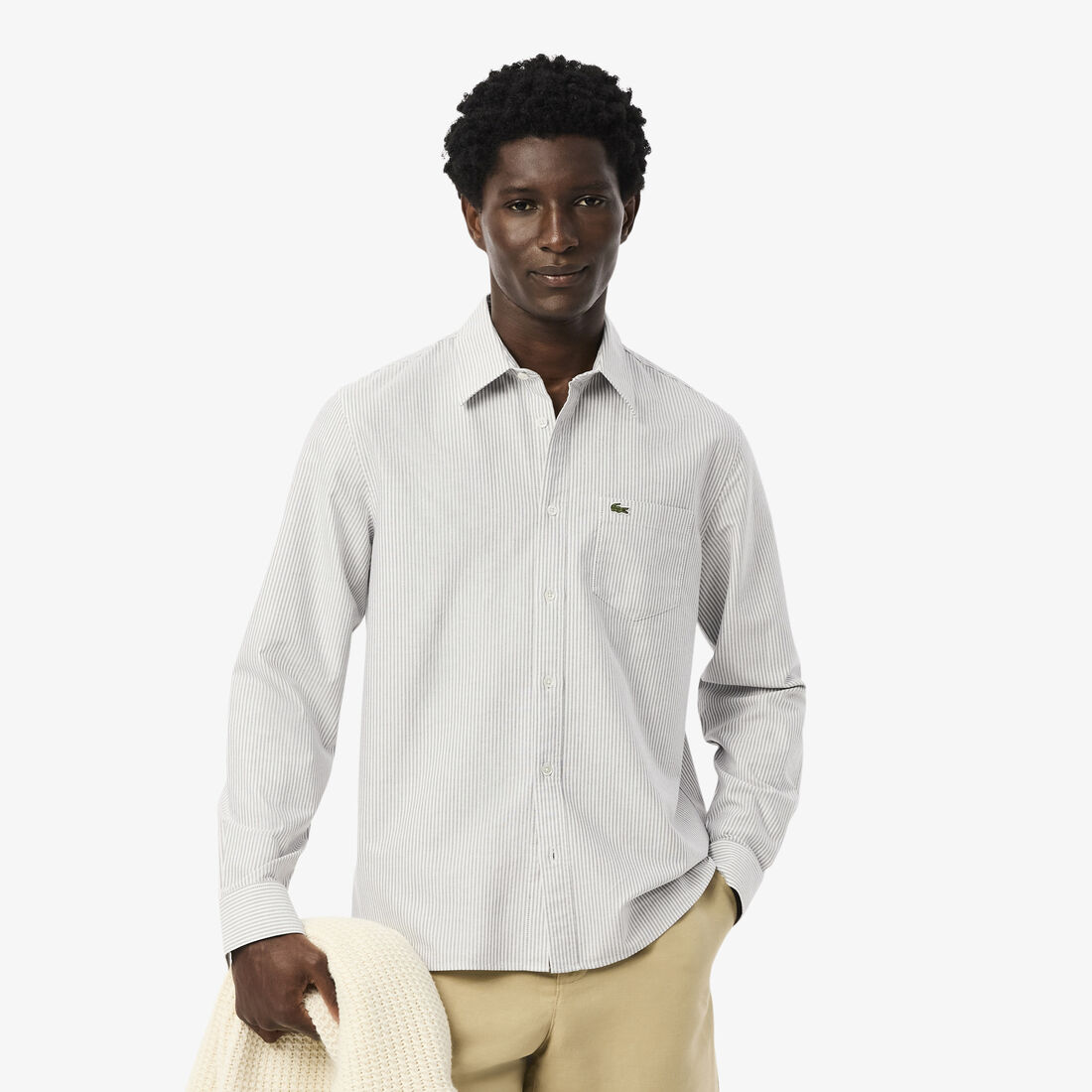 Regular Fit Striped Oxford Shirt - CH5625-00-525