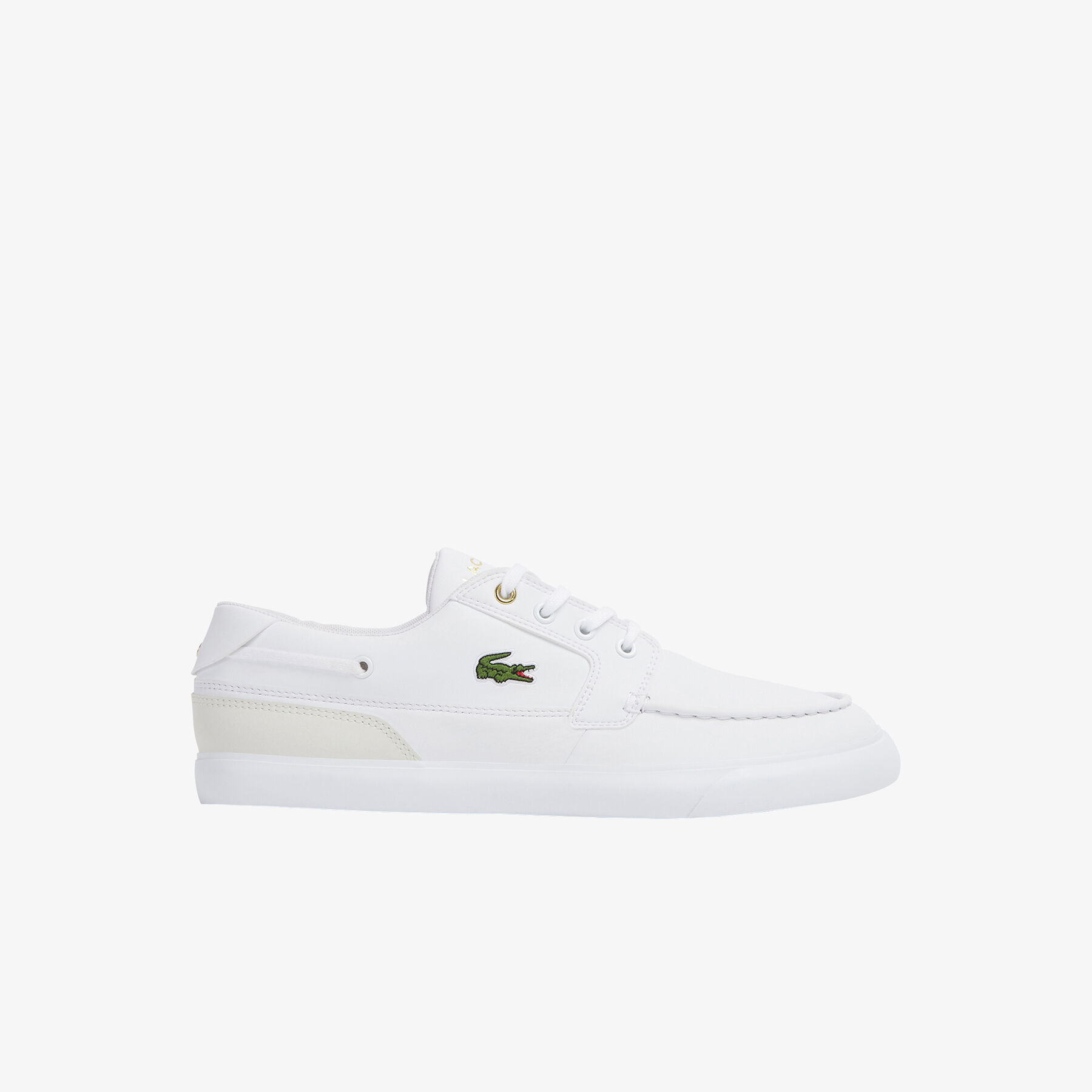 Men's Bayliss Deck Leather and Synthetic Boat Shoes lacoste men s bayliss deck leather and synthetic boat shoes