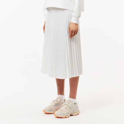 Women's Elasticised Waist Flowing Pleated Skirt