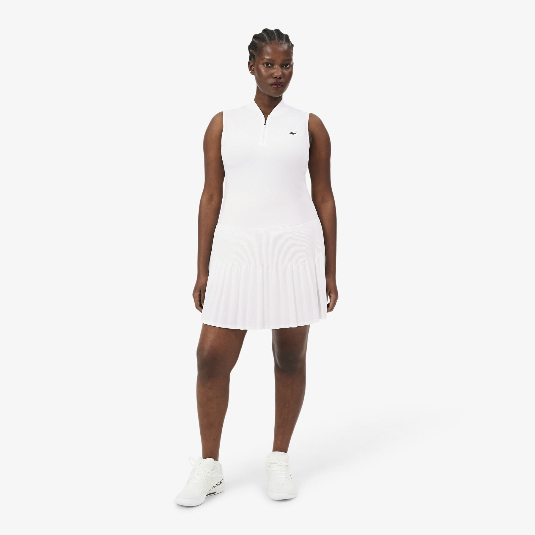 Ultra Dry Stretch Tennis Dress with Liner lacoste ultra dry stretch tennis dress with liner