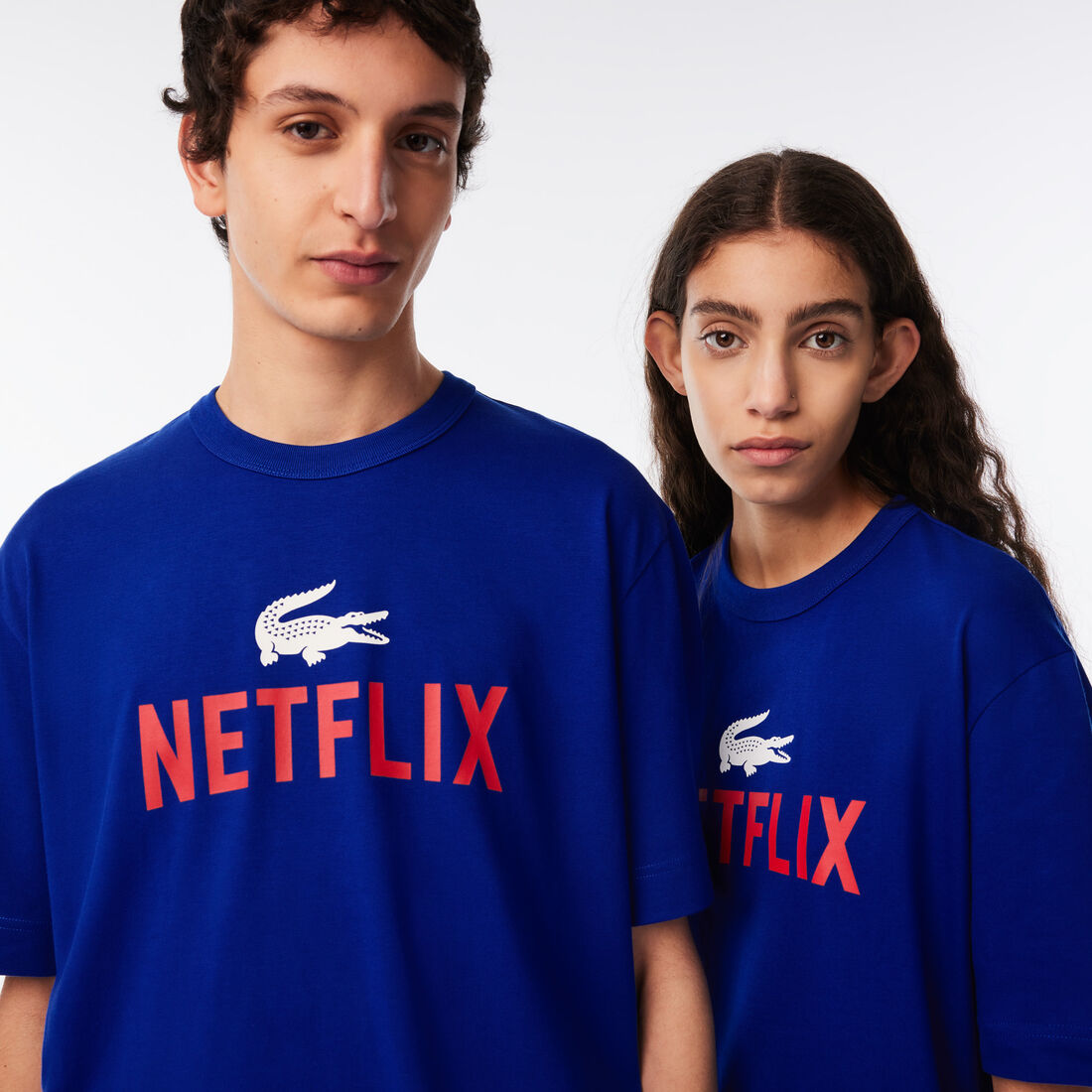 Unisex Lacoste x Netflix Loose Fit Organic Cotton T-shirt Unisex Lacoste x Netflix Loose Fit Organic Cotton T-shirt