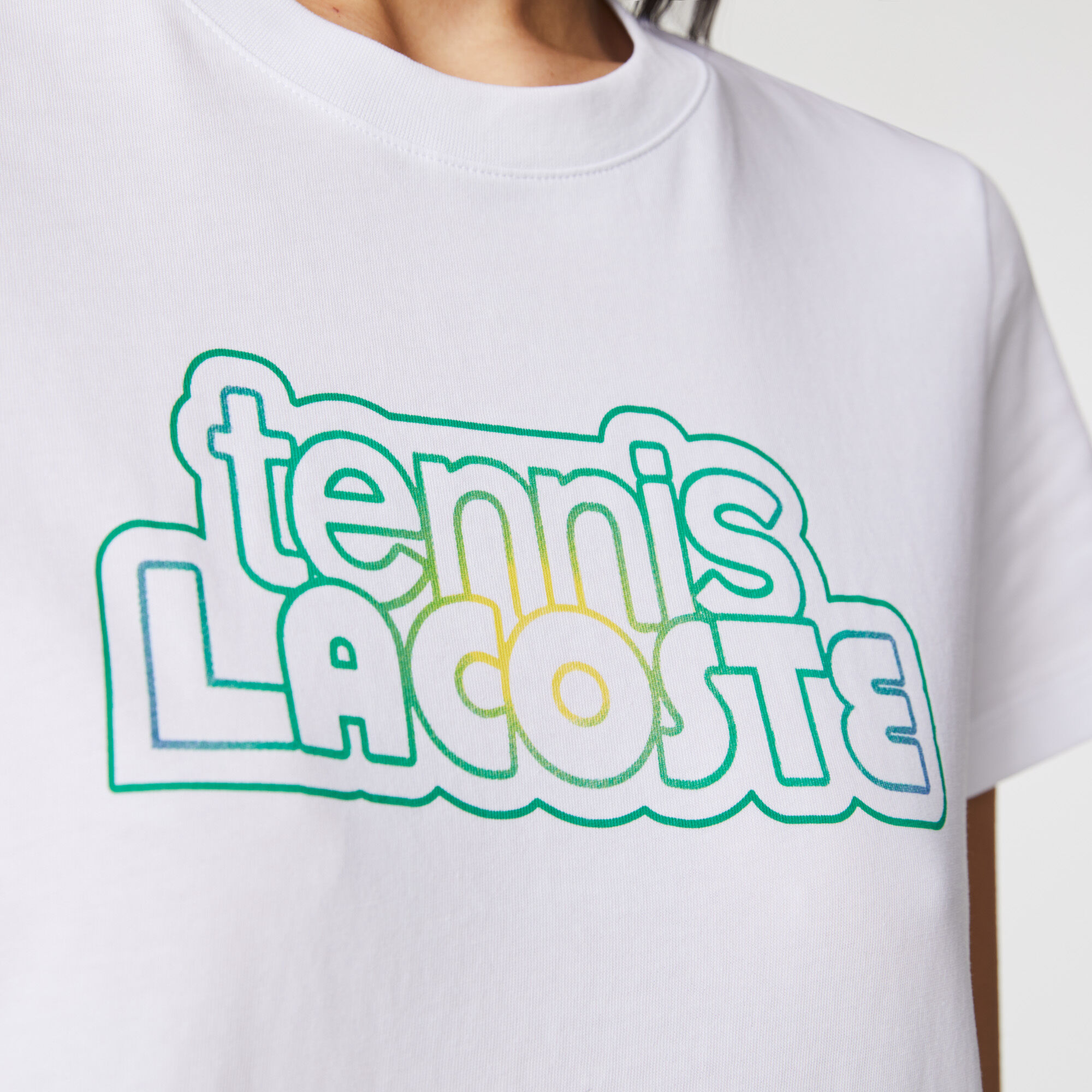 Women’s Lacoste SPORT Graphic Print Tennis T-shirt