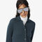 lacoste runway polo collar merino wool blend maxi dress