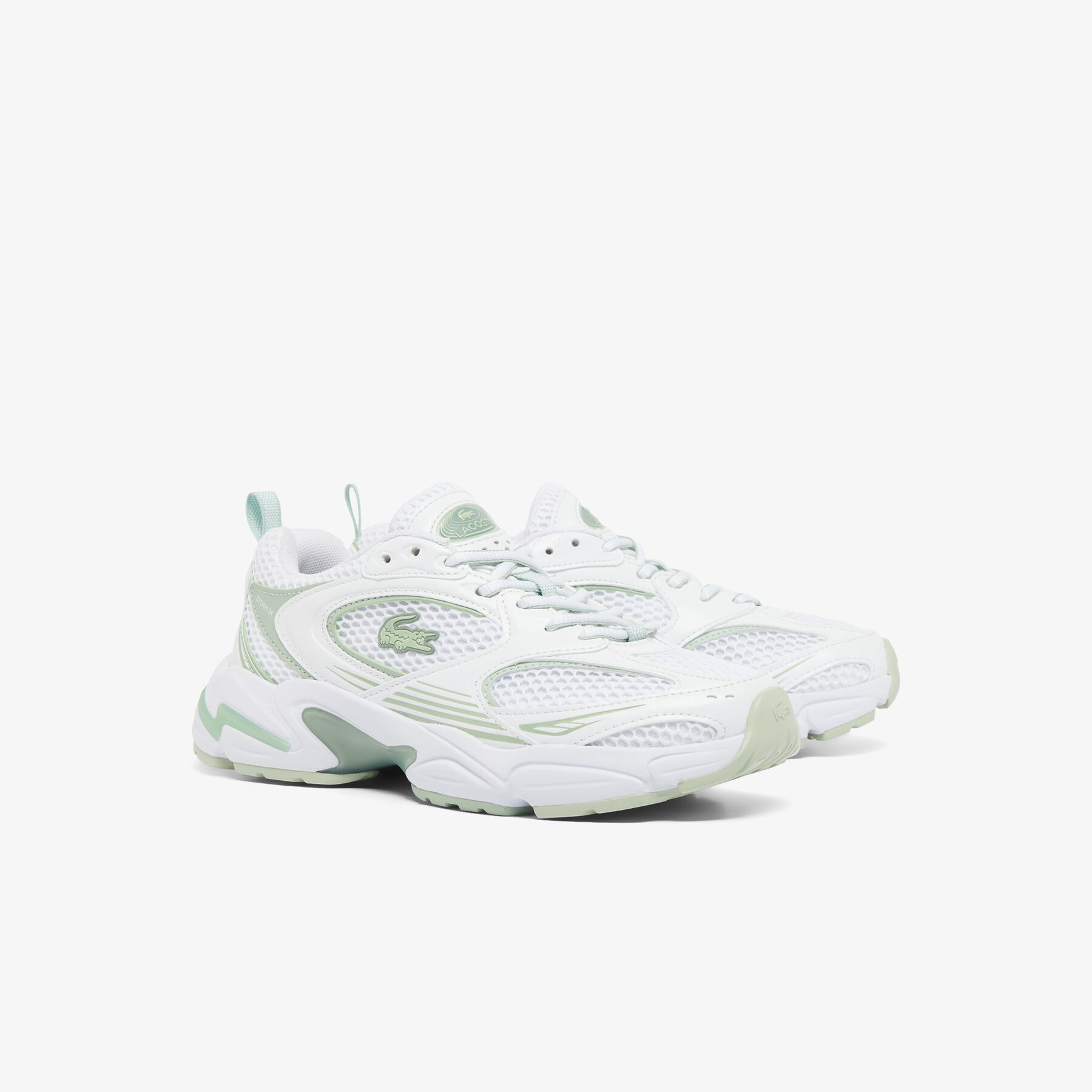 lacoste women s storm 96 2k leather sneakers