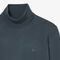 lacoste runway high neck striped jersey sweater