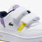 infants  lacoste t clip synthetic colour pop trainers