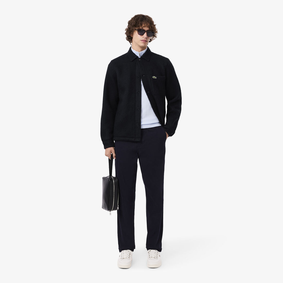 قميص خارجي من مزيج الصوف Wool Blend Felt Overshirt - CH8997-00-HDE