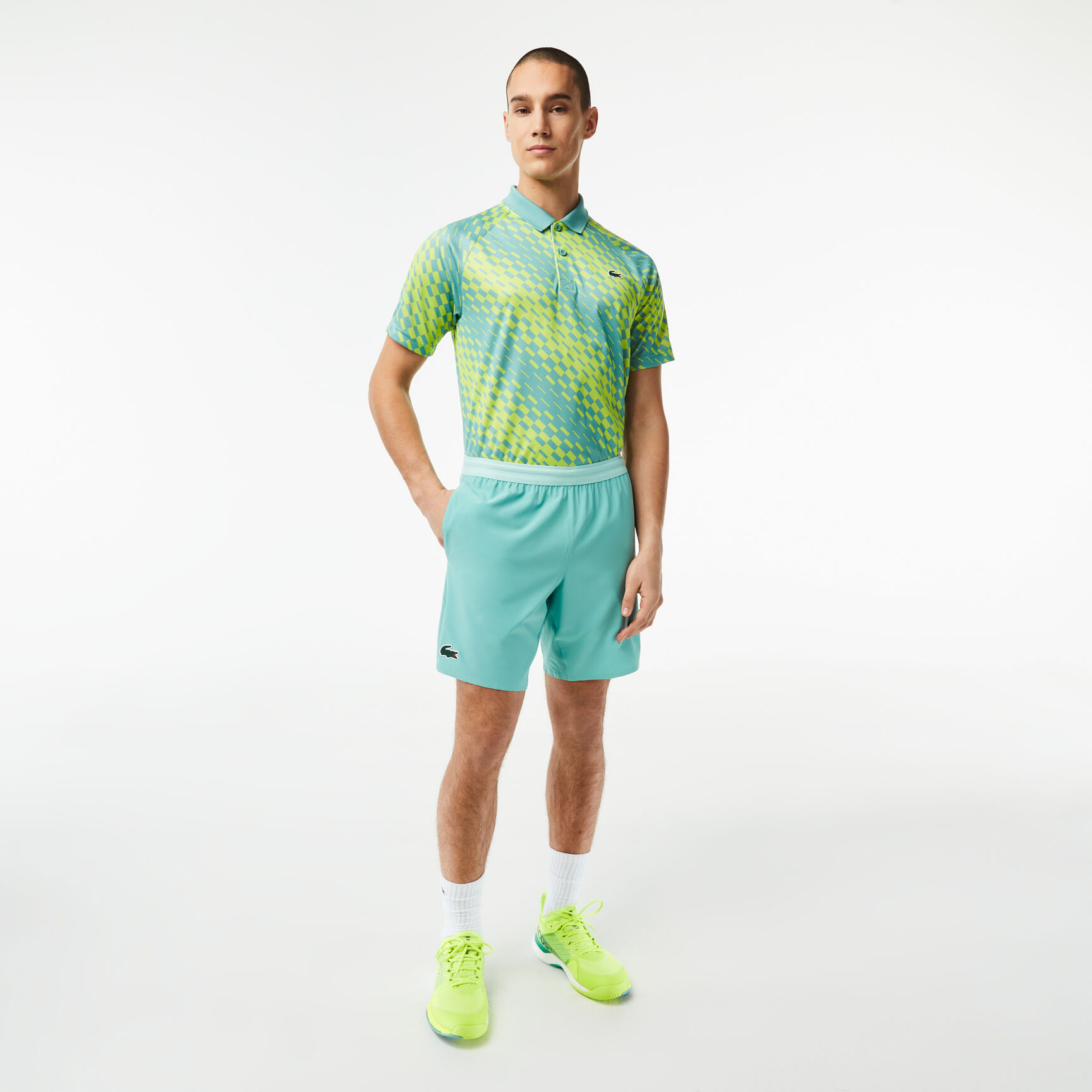 Men's Lacoste Tennis x Novak Djokovic Taffeta Shorts Men's Lacoste Tennis x Novak Djokovic Taffeta Shorts