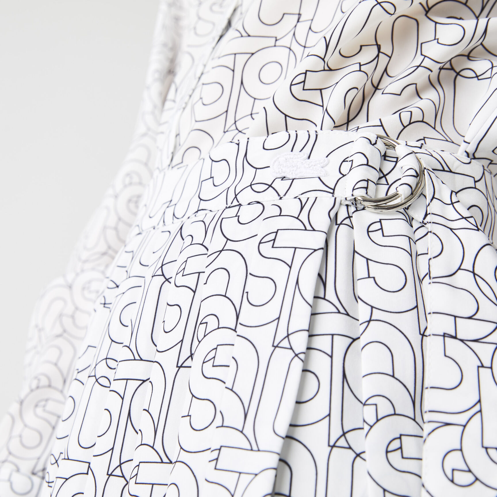 Women’s Lacoste Patterned Flowy Mid-Length Pleated Skirt Women’s Lacoste Patterned Flowy Mid-Length Pleated Skirt