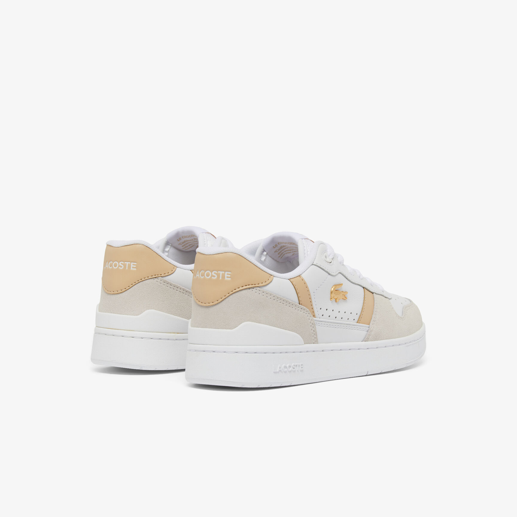 Women's T-Clip Set Leather Sneakers Women's T-Clip Set Leather Sneakers - 51SFA0163-83J