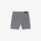 lacoste washed effect dyed denim bermuda shorts