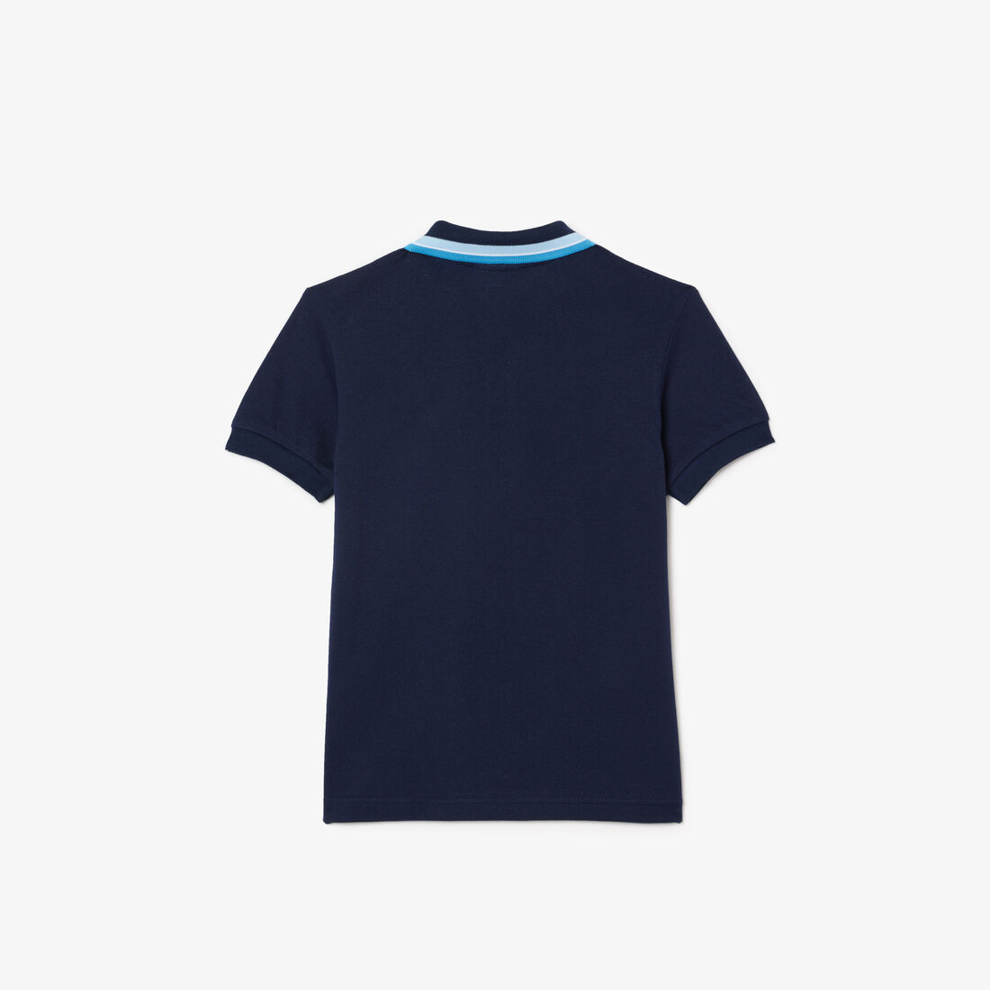 Boys' Lacoste Tricolour Collar Cotton Petit Pique Polo Boys' Lacoste Tricolour Collar Cotton Petit Pique Polo - PJ9702-00-IAG