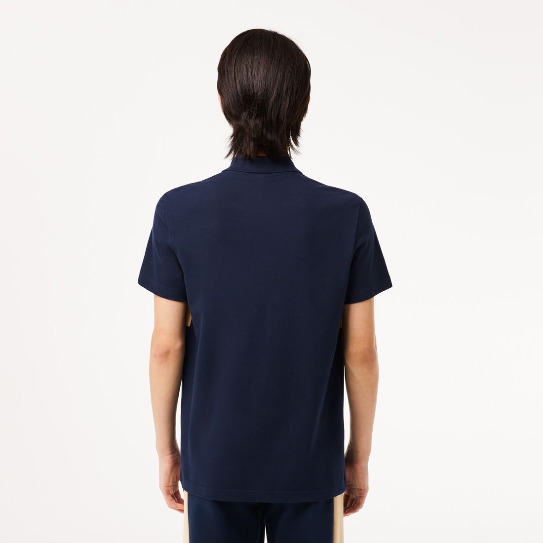 تي شيرت بولو L.12.12 بيكيه قطن مزين برقعة Regular Fit Stretch Pique Colourblock Polo Shirt - PH1470-00-IP7
