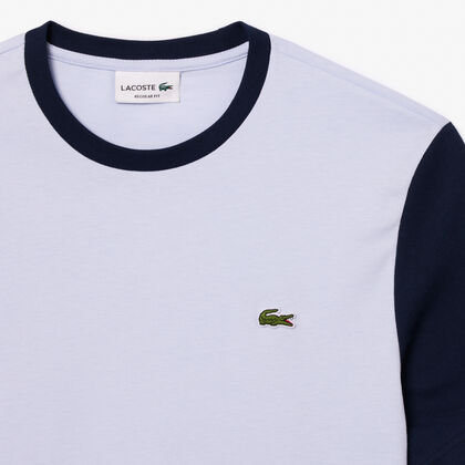 Regular Fit Cotton Colour-block T-shirt