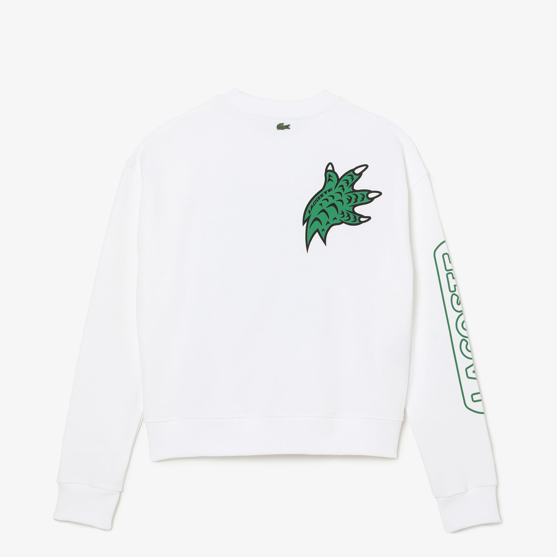 Women's Holiday Loose Fit Oversized Print And Branded Sweatshirt lacoste women s holiday loose fit oversized print and branded sweatshirt
